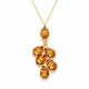 Женский комплект «Эмбер II (Light Amber)» с кристаллами Preciosa®