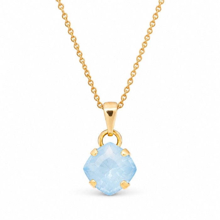 Ehtekomplekt naistele „Magical Square (Sky Ignite)“ Swarovski® kristallidega