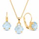 Ehtekomplekt naistele „Magical Square (Sky Ignite)“ Swarovski® kristallidega