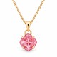 Ehtekomplekt naistele „Magical Square (Maroon Ignite)“ Swarovski® kristallidega