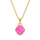 Ehtekomplekt naistele „Magical Square (Electric Pink Ignite)“ Swarovski® kristallidega