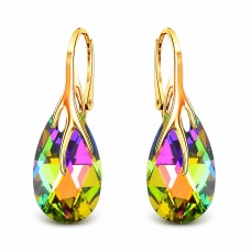 Naiste kõrvarõngad Diamond Sky „Baroque VII (Vitrail Light)“ koos Swarovski kristallidega