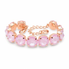 Käevõru naistele DiamondSky „Vortex (Soft Rose Ignite)“ Swarovski kristallidega