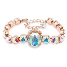 Браслет "София II (Aurora Borealis)" с кристаллами Swarovski®