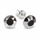 Naiste kõrvarõngad Diamond Sky „Classic (Jet Hematite)“ koos Swarovski kristallidega