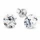 925 Sterling Silver Jewelry Set “Classic” dazzling with Crystals by Swarovski®