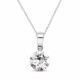 925 Sterling Silver Jewelry Set “Classic” dazzling with Crystals by Swarovski®