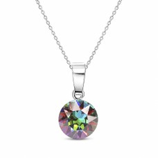 925 Sterling Silver Pendant “Classic (Vitrail Medium)” created with Crystals by Swarovski®