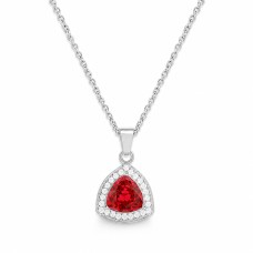 925 Sterling Silver Pendant “Elemental Magic (Scarlet)” created with Crystals by Swarovski®