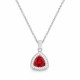Серебряный кулон 925 пробы «Магия Стихий (Scarlet)» с кристаллами Swarovski®