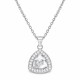 925 Sterling Silver Pendant “Elemental Magic (Crystal Ignite)” created with Crystals by Swarovski®