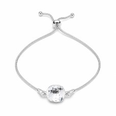 Hõbedast käevõru naistele DiamondSky „Glare“ Swarovski kristallidega