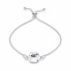 925 Sterling Silver Bracelet “Glare” dazzling with Crystals by Swarovski®