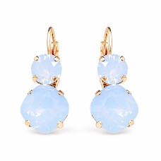 Naiste kõrvarõngad Diamond Sky „Glare VI (Air Blue Opal)“ koos Swarovski kristallidega