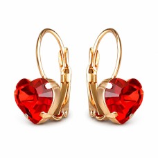 Naiste kõrvarõngad Diamond Sky „Young Heart“ koos Swarovski kristallidega