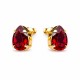 Серьги «Венус II (Siam)» с кристаллами Swarovski®