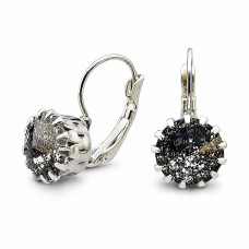 Earrings “Vintage VI (Black Patina)” created with Crystals by Swarovski®