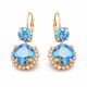 Kõrvarõngad „Clarice VI (Light Sapphire Shimmer)“ Swarovski® kristallidega
