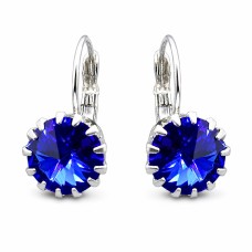Earrings “Vintage VI (Majestic Blue)” created with Crystals by Swarovski®
