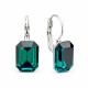 Kõrvarõngad „Lourdes (Emerald)“ Swarovski® kristallidega