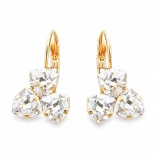 Earrings “Bermuda Triangle III” created with Crystals by Swarovski®