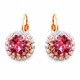 Kõrvarõngad „Clarice IX (Light Rose)“ Swarovski® kristallidega