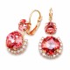 Серьги «Кларис VI (Rose Peach)» с кристаллами Swarovski®