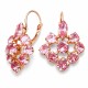 Earrings “Splendor II (Light Rose)” created with Crystals by Swarovski®