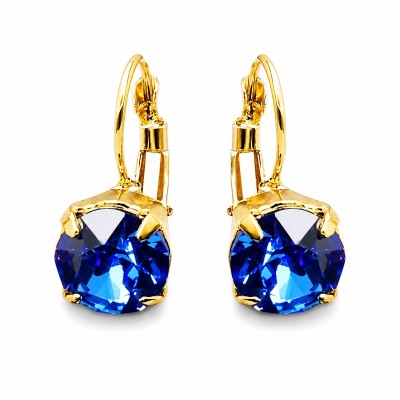 Kõrvarõngad „Glory (Sapphire)“ Swarovski® kristallidega