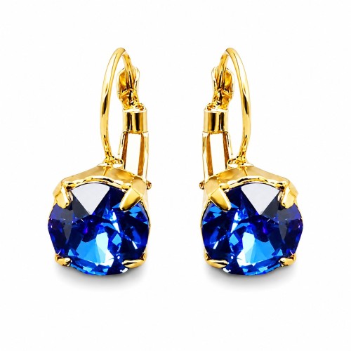 Earrings “Glory (Sapphire)” created with Crystals by Swarovski®
