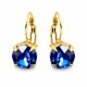 Earrings “Glory (Sapphire)” created with Crystals by Swarovski®