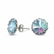 Kõrvarõngad „Vintage (Light Sapphire Shimmer)“ Swarovski® kristallidega