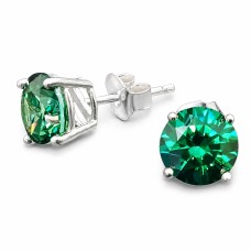 925 Sterling Silver Earrings “Juno (Green)” created with Crystals by Swarovski®