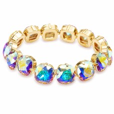 Käevõru naistele DiamondSky „Aurora Borealis (Aurora Borealis)“ Swarovski kristallidega