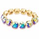 Käevõru naistele DiamondSky „Aurora Borealis (Aurora Borealis)“ Swarovski kristallidega