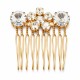Juuseklamber naistele DiamondSky „Kristall-lill“ Swarovski® kristallidega