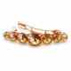 Juuksesõlg naistele DiamondSky „Vortex (Golden Shadow)“ Swarovski® kristallidega