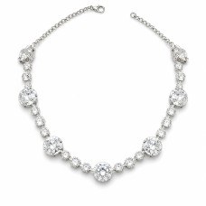 Kaelakee naistele DiamondSky „Vortex II“ Swarovski® kristallidega