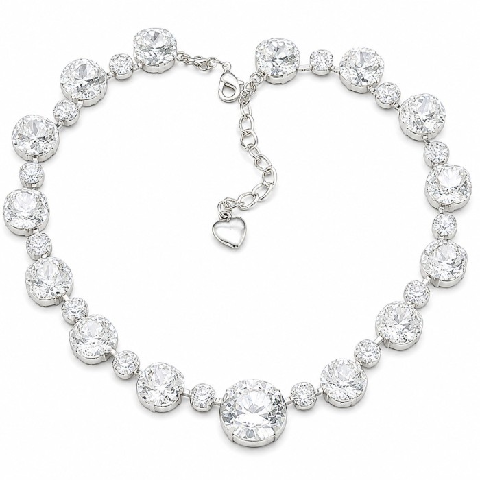 Kaelakee naistele DiamondSky „Vortex“ Swarovski kristallidega