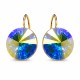 Earrings “Clarice II (Aurora Borealis)” created with Crystals by Swarovski®