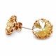 Earrings “Vintage (Golden Shadow)” created with Crystals by Swarovski®