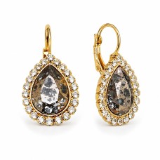 Earrings “Celestial Drop (Rose Patina)” created with Crystals by Swarovski®