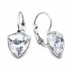 Earrings “Bermuda Triangle” created with Crystals by Swarovski®