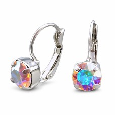 Kõrvarõngad naistele DiamondSky „Aurora Borealis“ Swarovski kristallidega