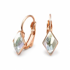 Kõrvarõngad naistele DiamondSky „Kristall Romb IV“ Swarovski kristallidega
