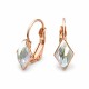 Kõrvarõngad naistele DiamondSky „Kristall Romb IV“ Swarovski kristallidega