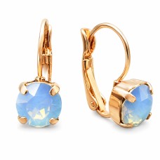 Earrings “Glory (Air Blue Opal)” created with Crystals by Swarovski®