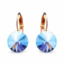 Kõrvarõngad „Clarice II (Sapphire Shimmer)“ Swarovski® kristallidega