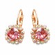 Earrings “Glory II (Rose Peach)” created with Crystals by Swarovski®