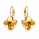 Kõrvarõngad naistele DiamondSky „Bütsantsi Rist (Metallic Sunshine)“ Swarovski kristallidega